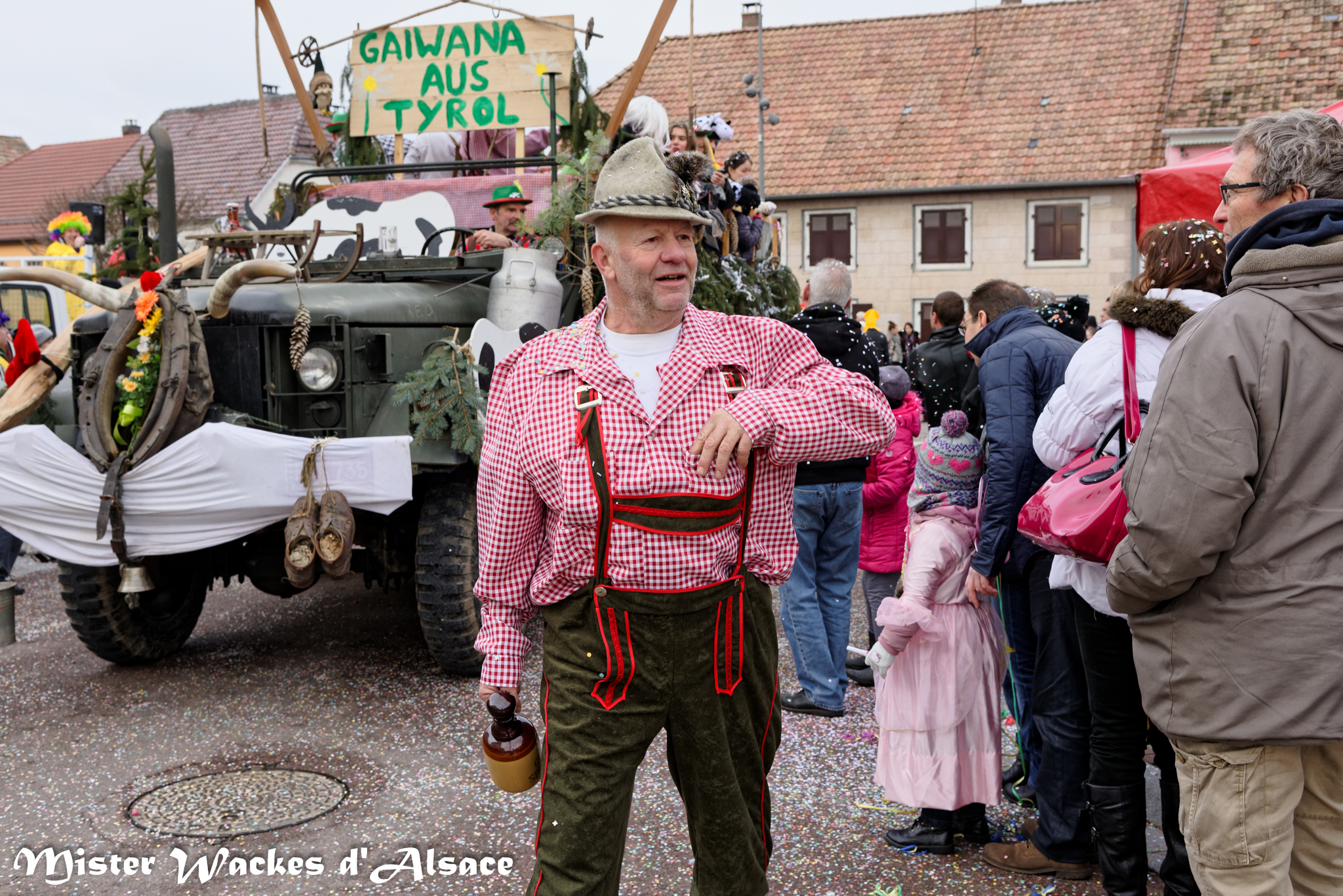 Carnaval de Guewenheim 2015 - le Tyrol: Gommel et Kuenemann