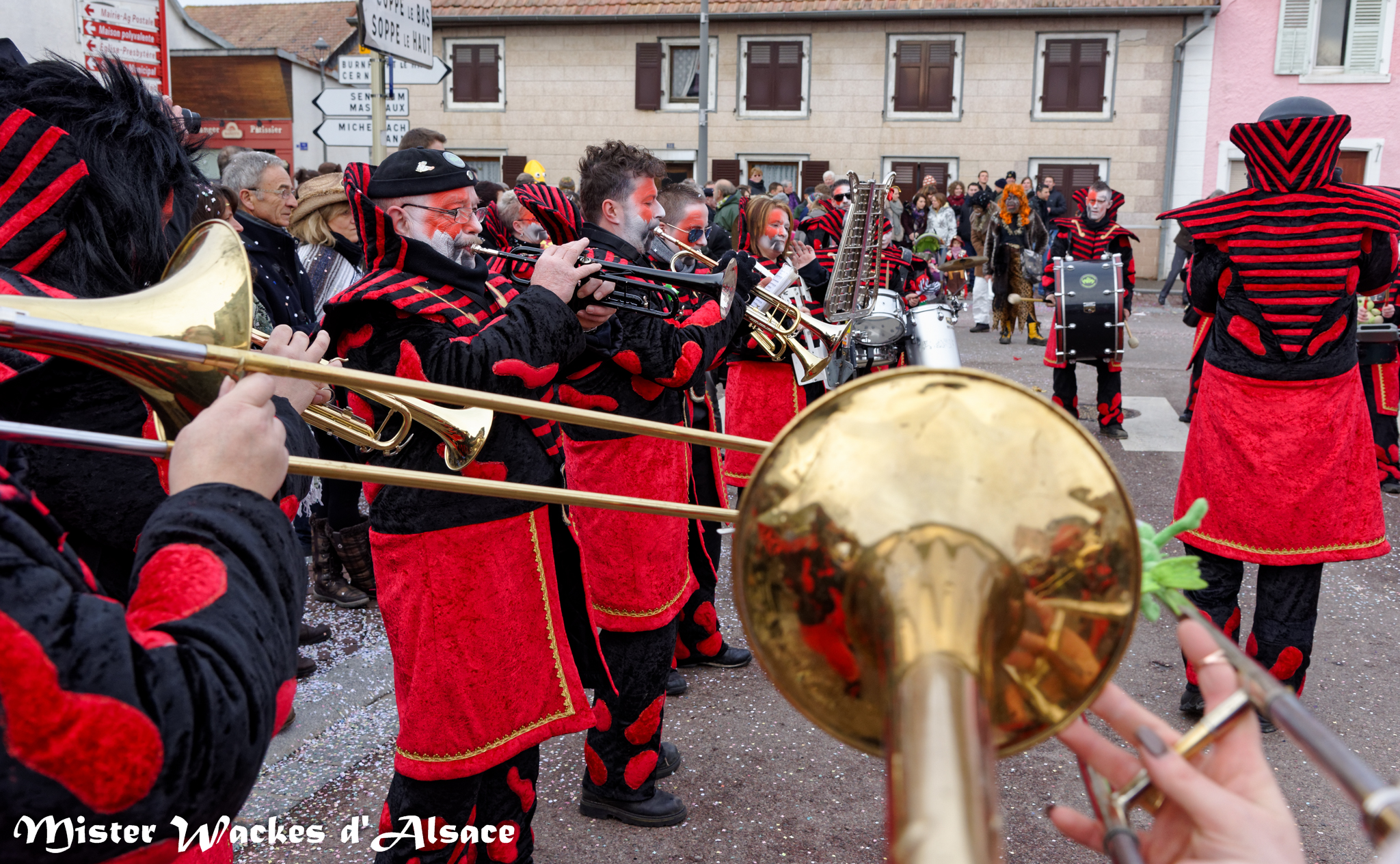 Carnaval de Guewenheim 2015 avec la Crapaudière - D'Krota Gugga d'Eschentzwiller