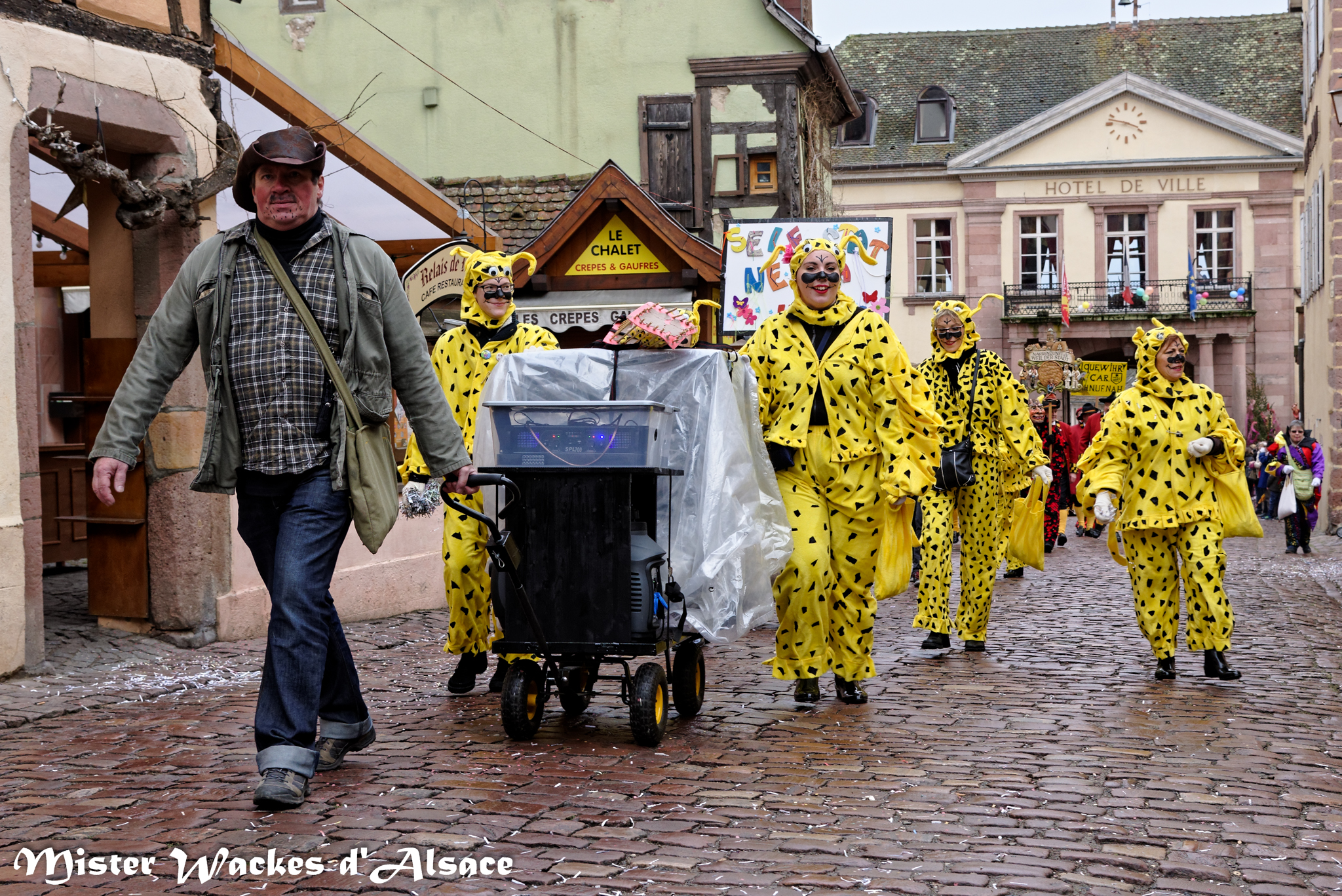 Carnaval de Riquewihr avec les Neja Waj Sélestat