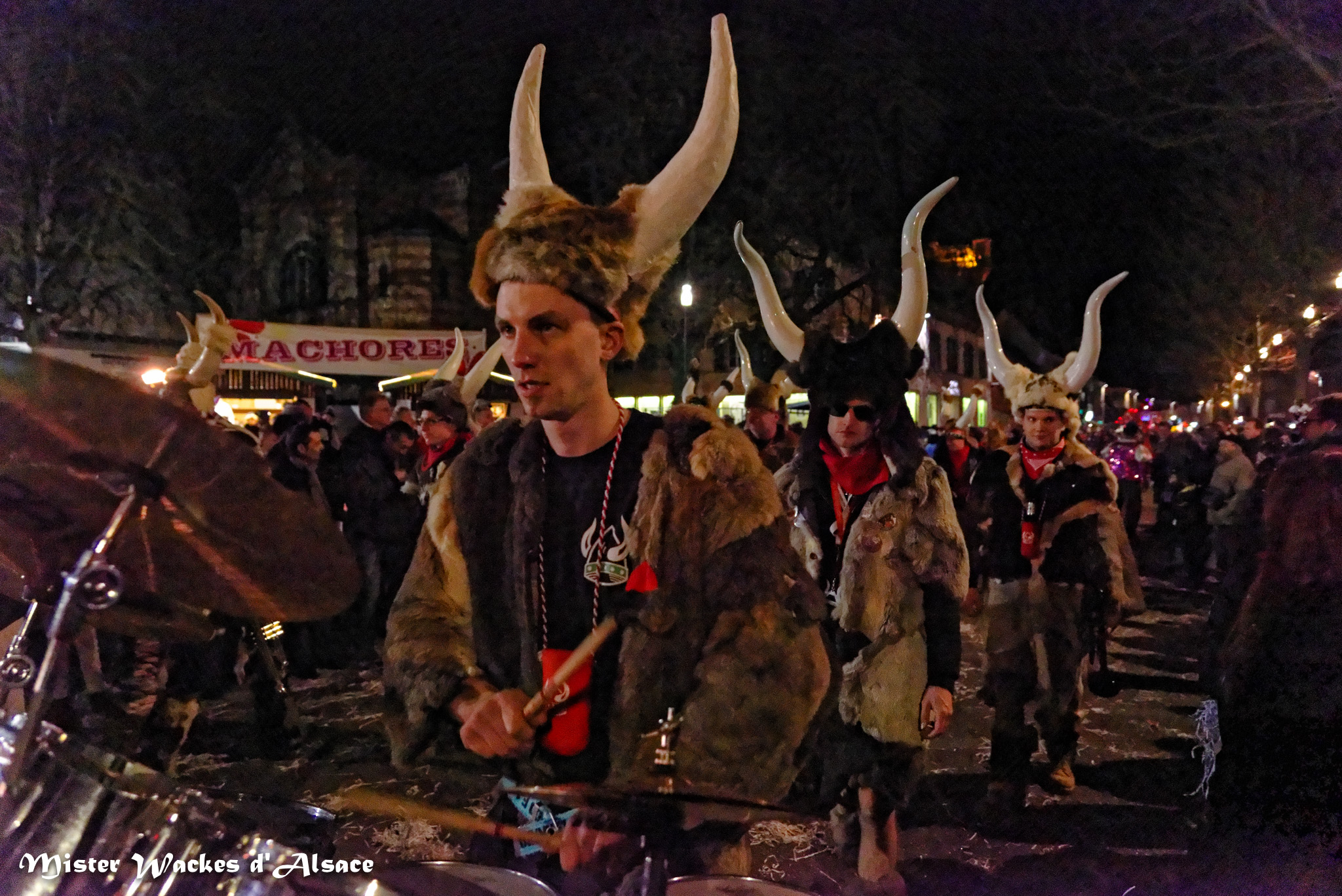 Carnaval nocturne de Sélestat et la Hörnle Clique de Wallbach