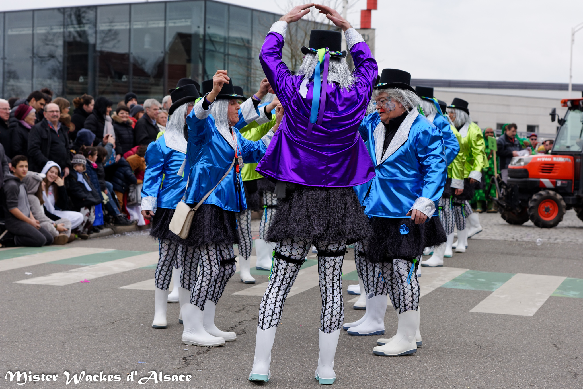 Carnaval de Sélestat avecles Machores et leur nouveau costume