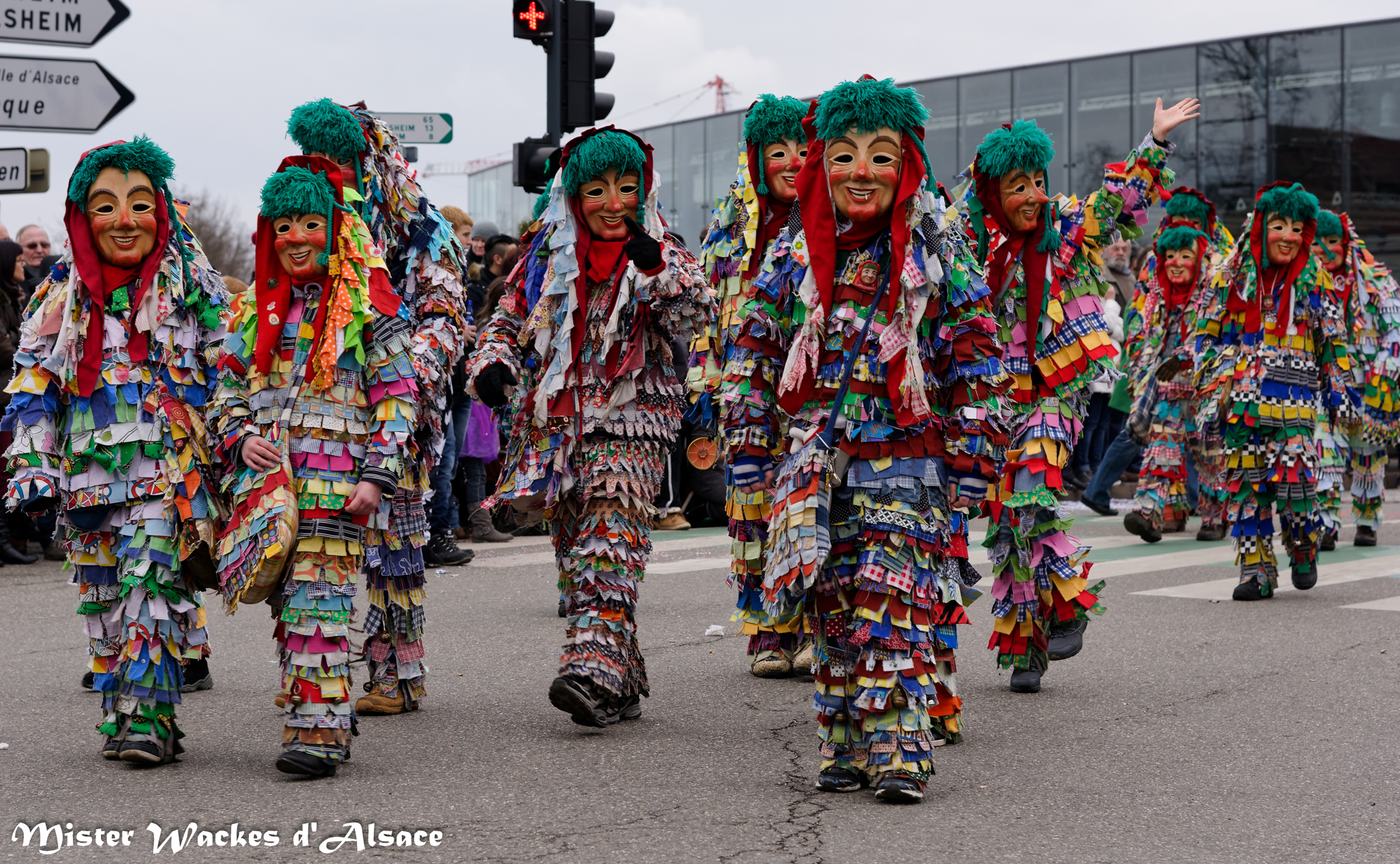 Carnaval de Sélestat 2015 et les Lumpemaennle Hölzlebruck Titisee