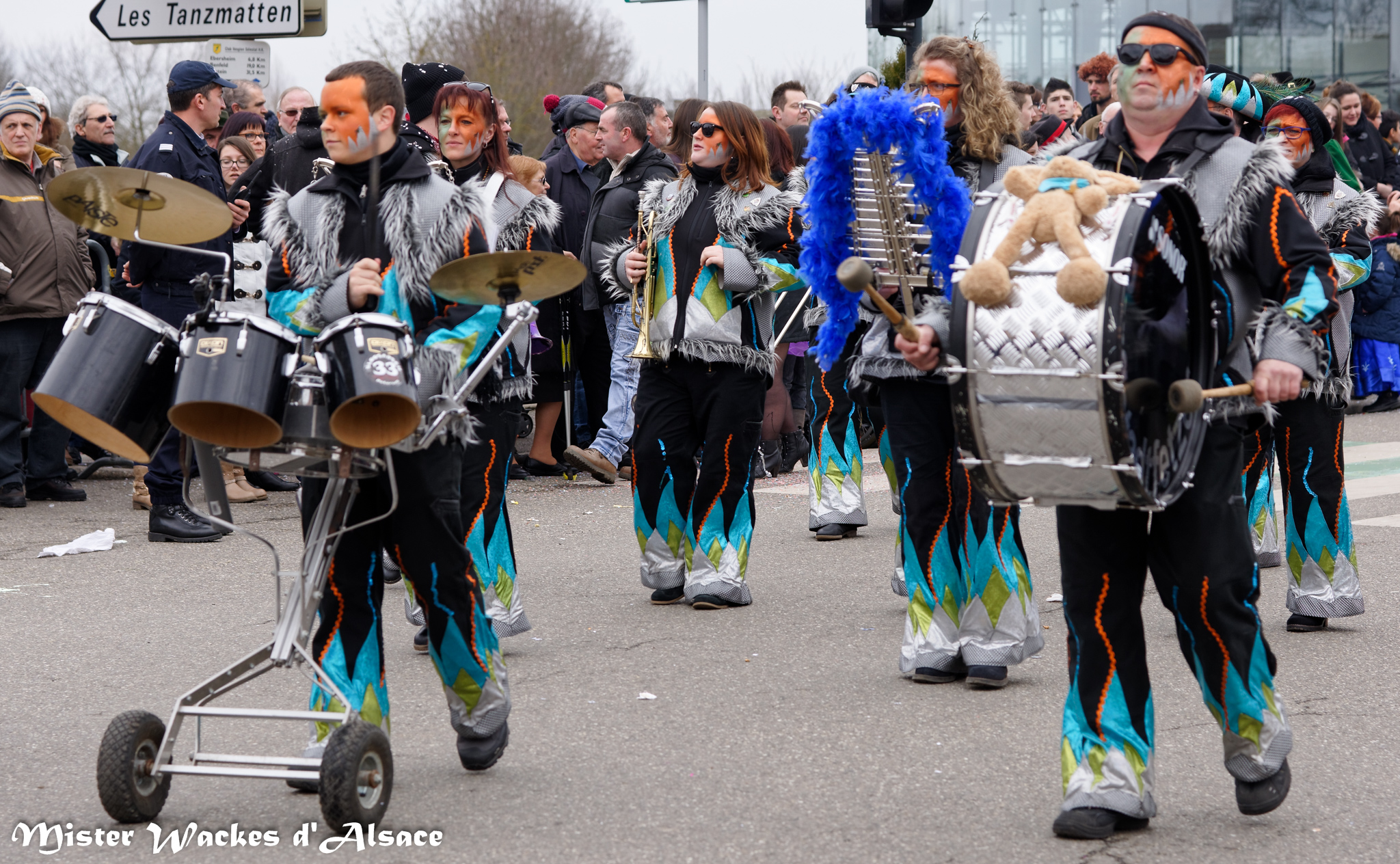 Carnaval des Machores 2015 et la guggenmusik Bergstadtfetzer St Georgen