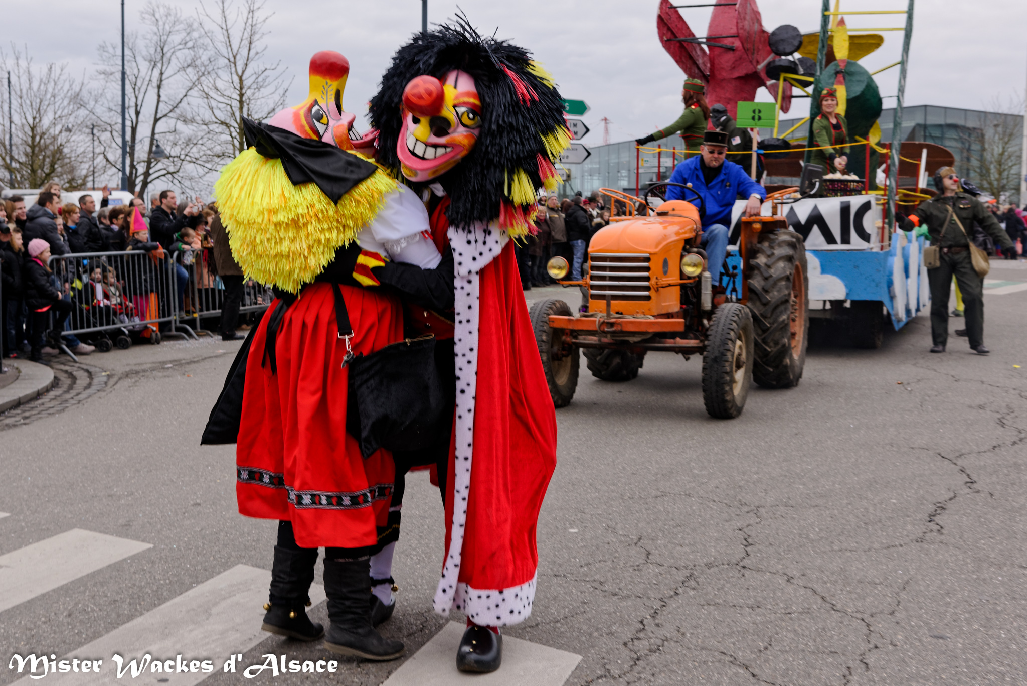 Carnaval des Machores 2015 avec Mister Wackes d'Alsace et sa dulcinée Elsa