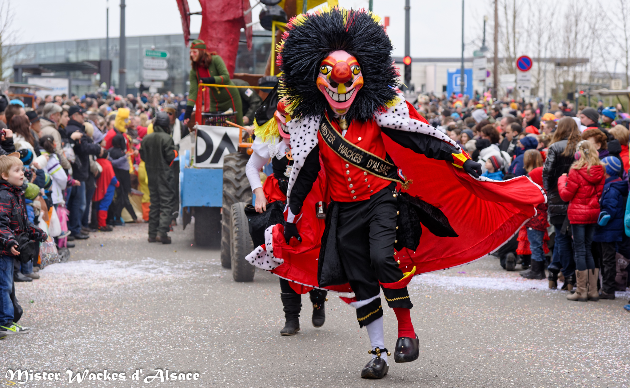 Carnaval de Sélestat 2015 avec Mister Wackes d'Alsace