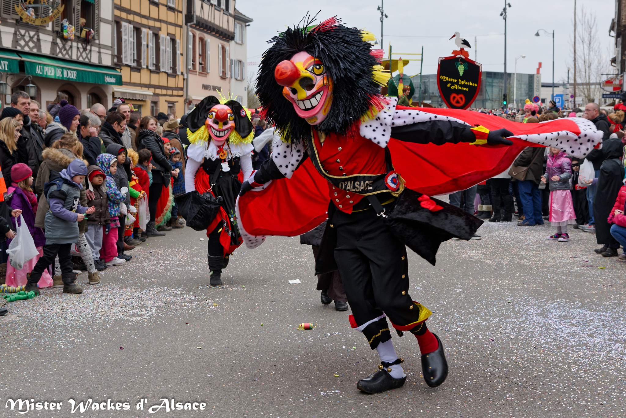 Cavalcade de Sélestat 2015 avec Mister Wackes d'Alsace