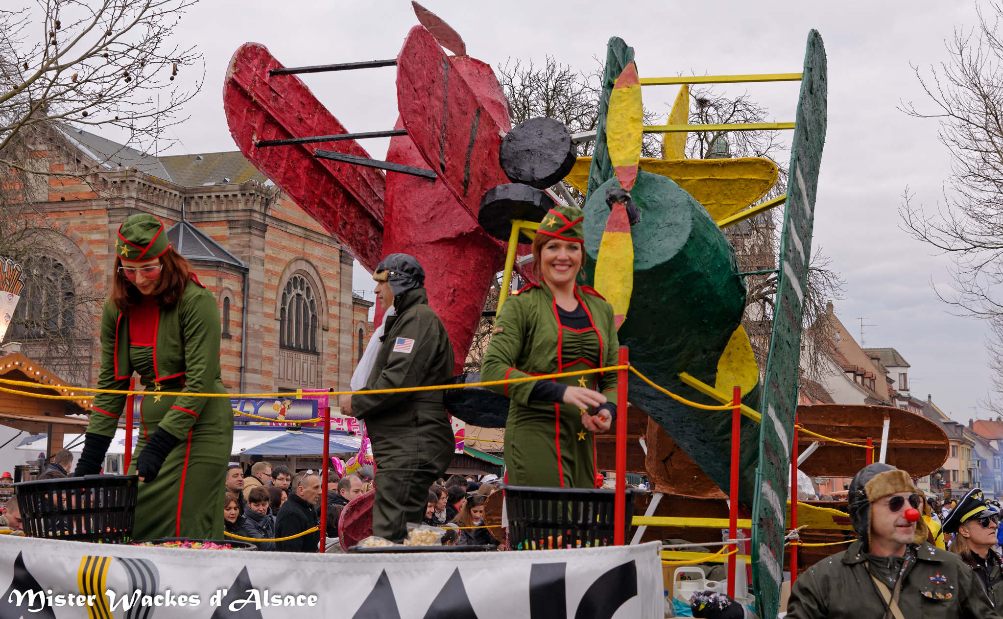 Carnaval des Machores 2015 et le char Daramic de Sélestat