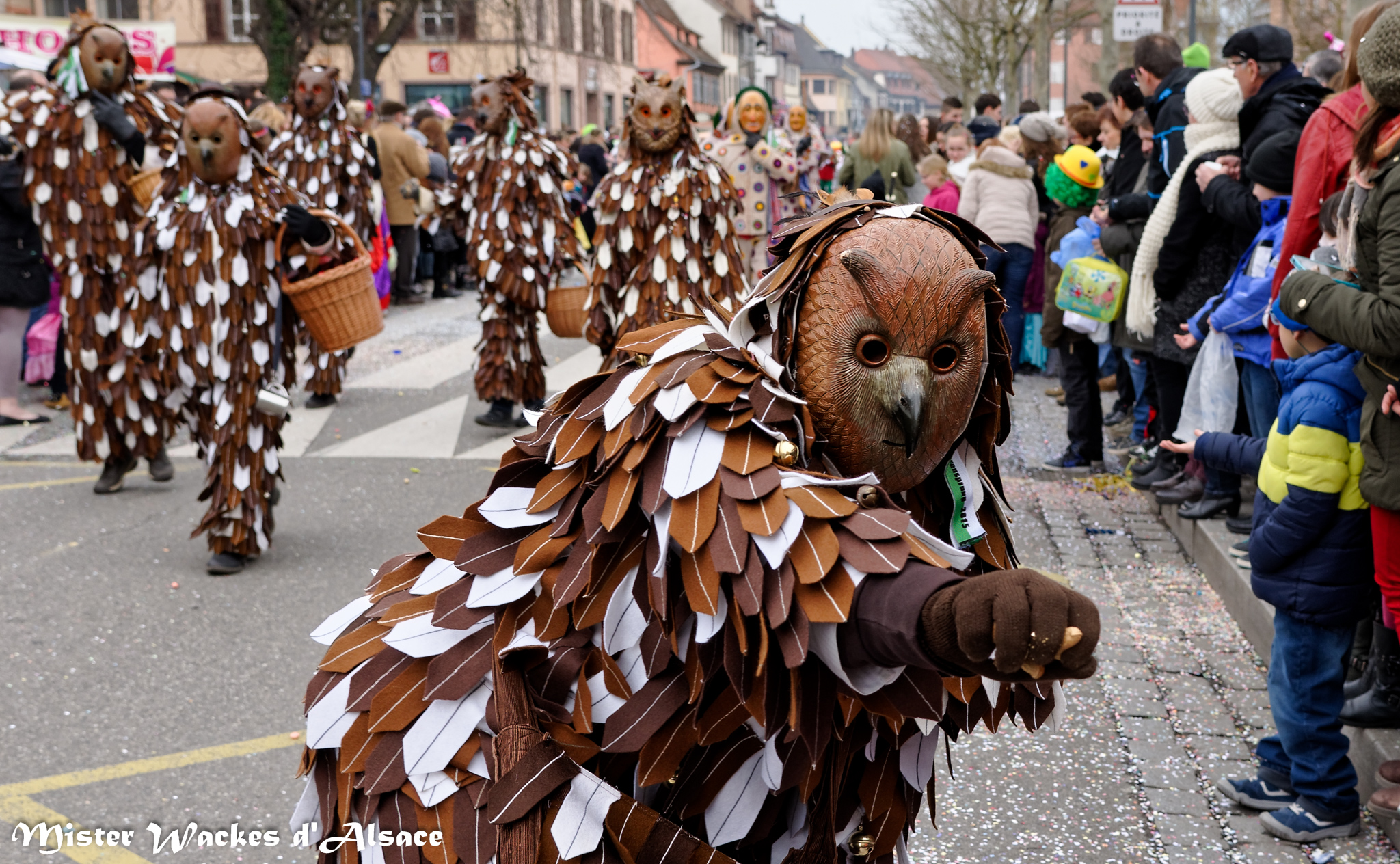 Carnaval des Machores 2015 mit der Boller Uhu von der Narrenzunft Boll aus Oberndorf
