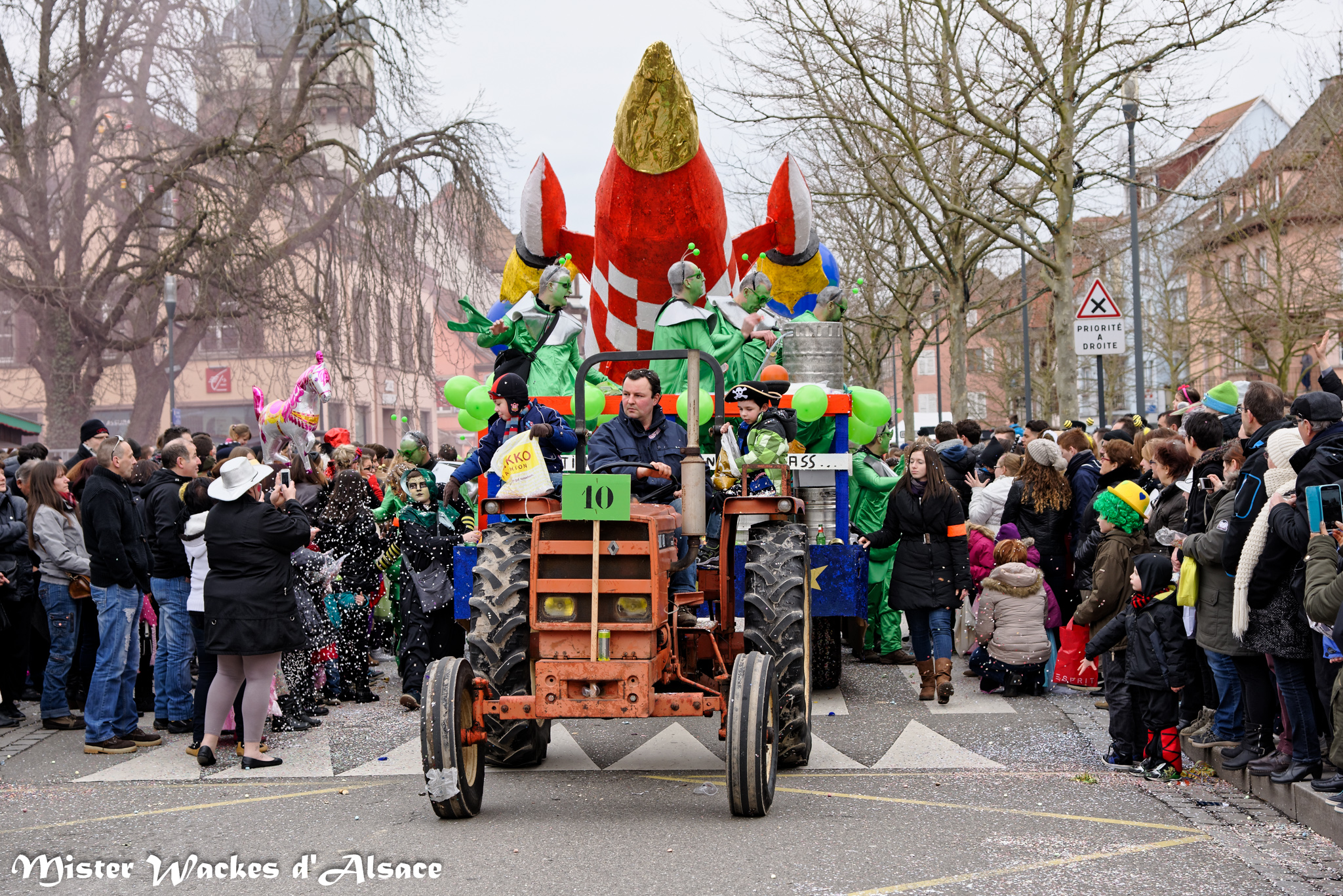 Carnaval des Machores 2015 avec le char Spitz