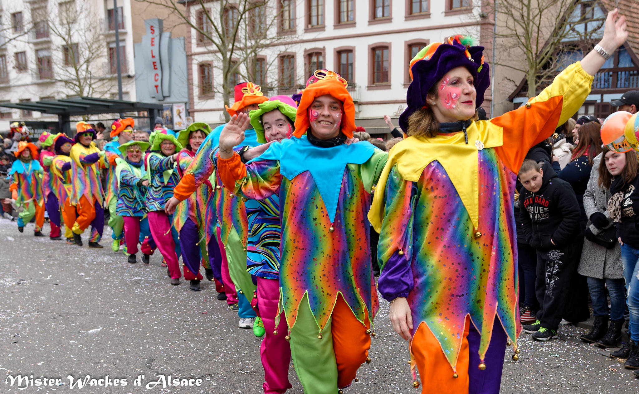 Carnaval des Machores 2015 avec les Glouffi's de Sélestat