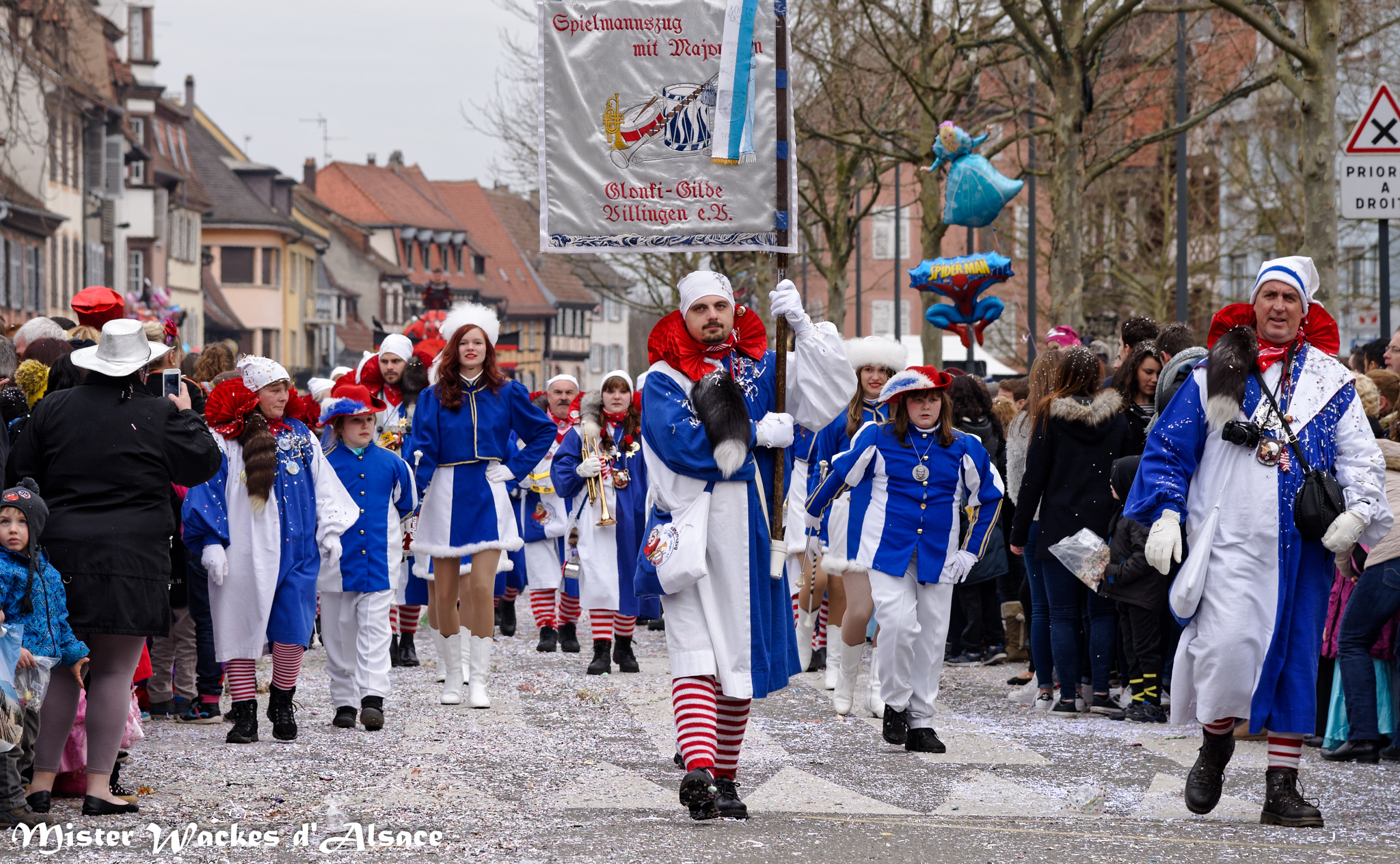 Carnaval des Machores 2015 et la Spielmanzug Glonki Gilde de Villingen
