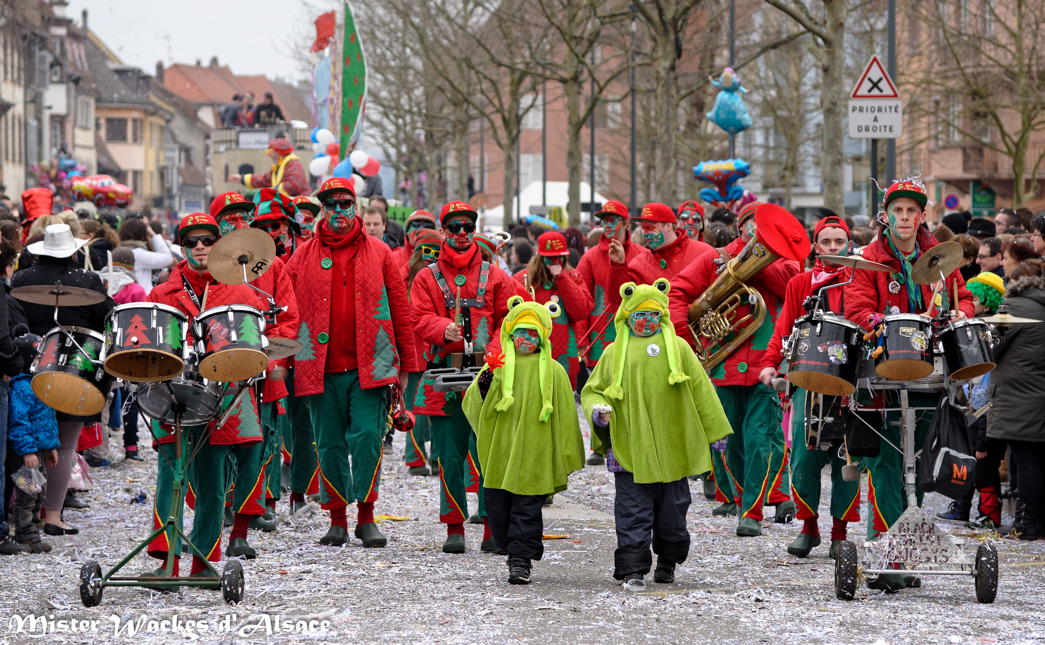 Carnaval des Machores 2015 avec le groupe Bläch Forest Guggys Achern