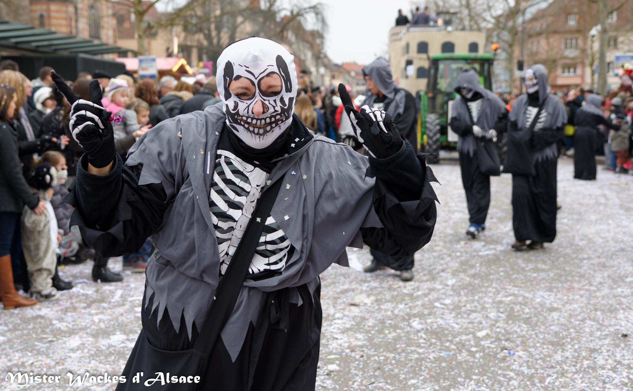 Carnaval des Machores 2015 etle char Les Cheminots de Sélestat