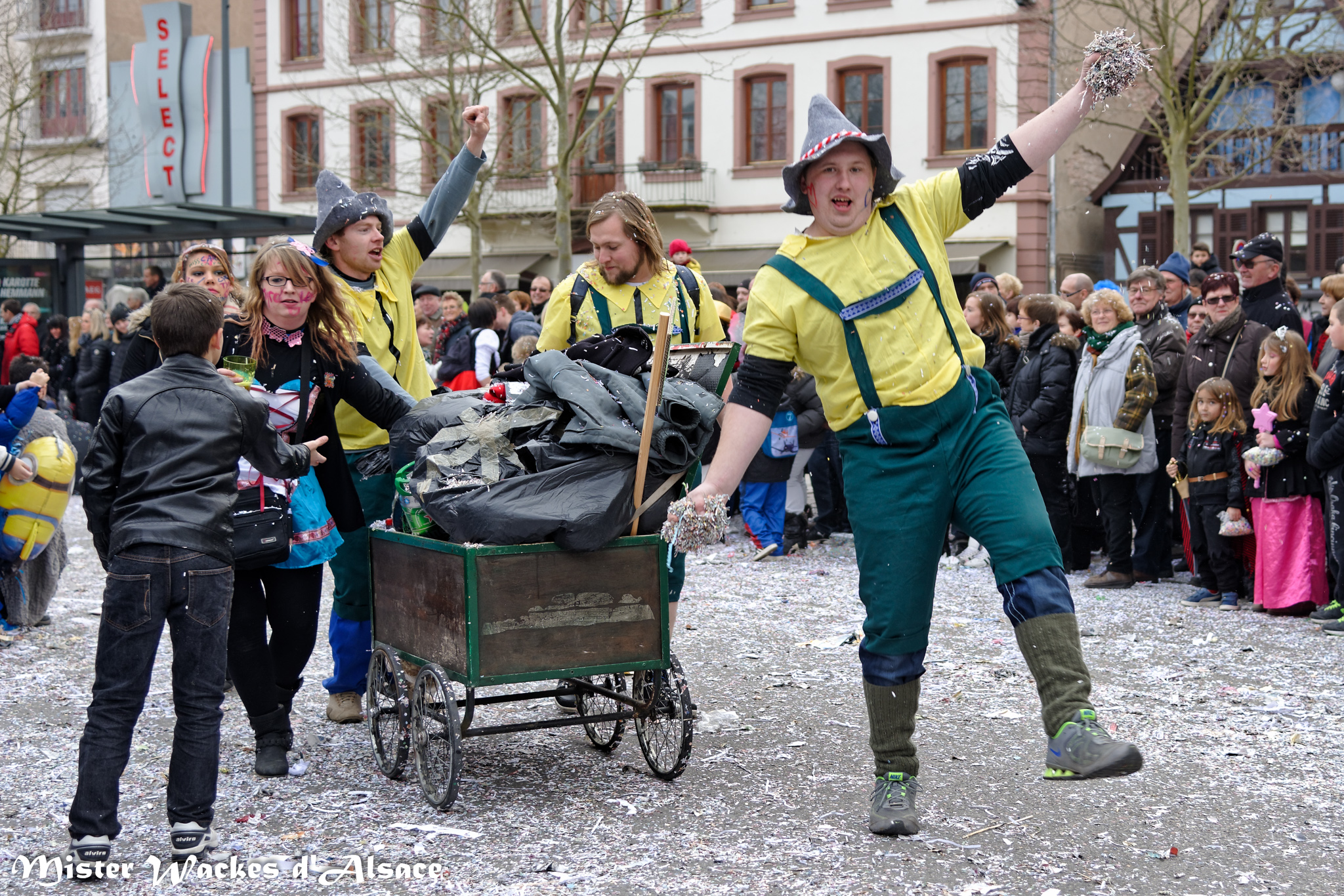 Carnaval de Sélestat 2015 avec le groupe Les Ingérables de Meistratsheim