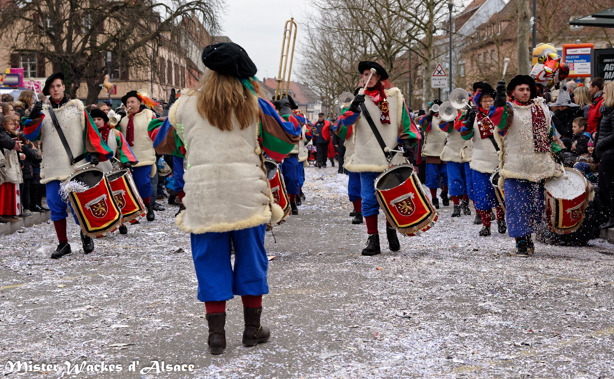 Carnaval de Sélestat 2015 avec la fanfare Fanfaenzug Stadt Aach