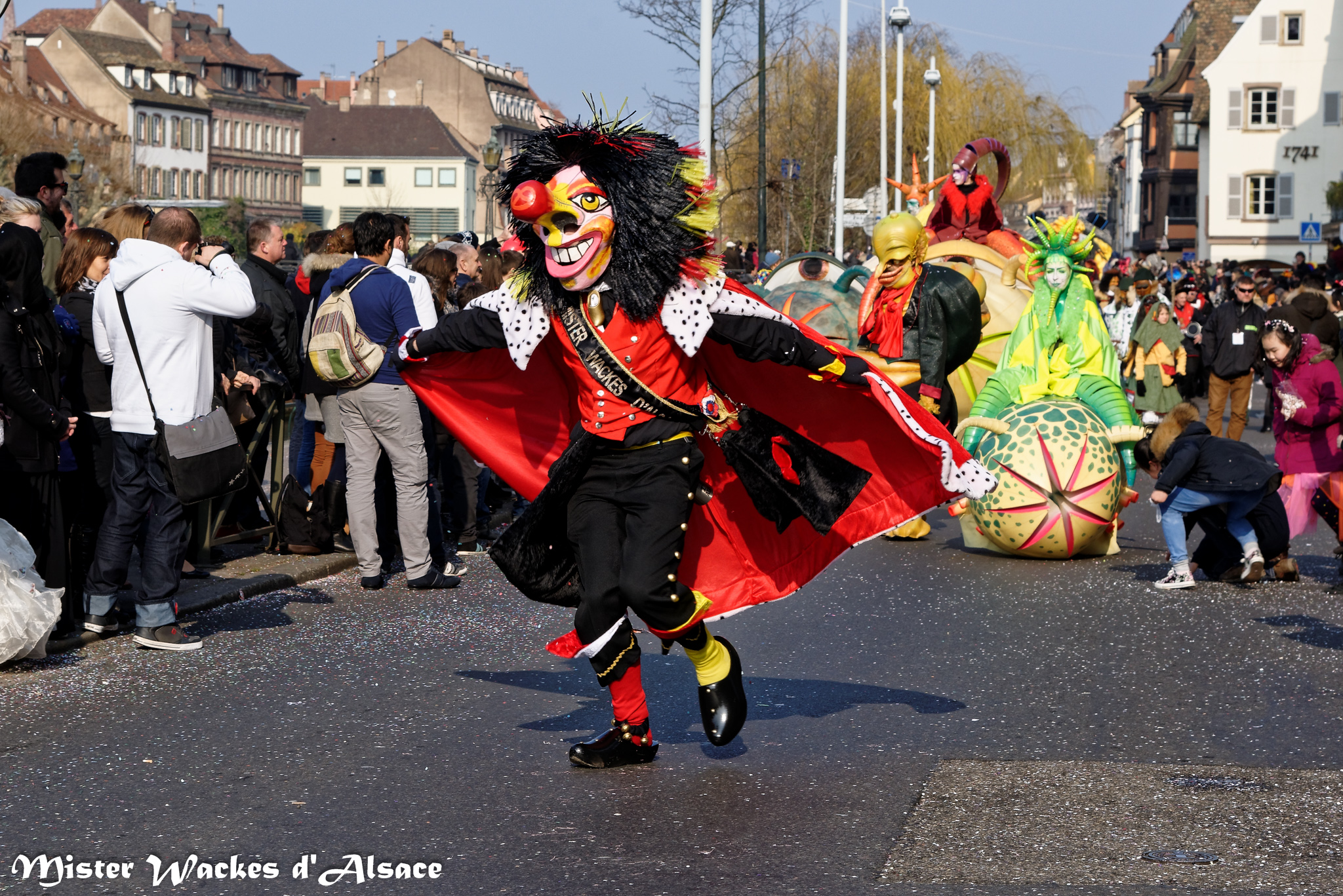 Carnaval de Strasbourg 2015 avec Mister Wackes d'Alsace
