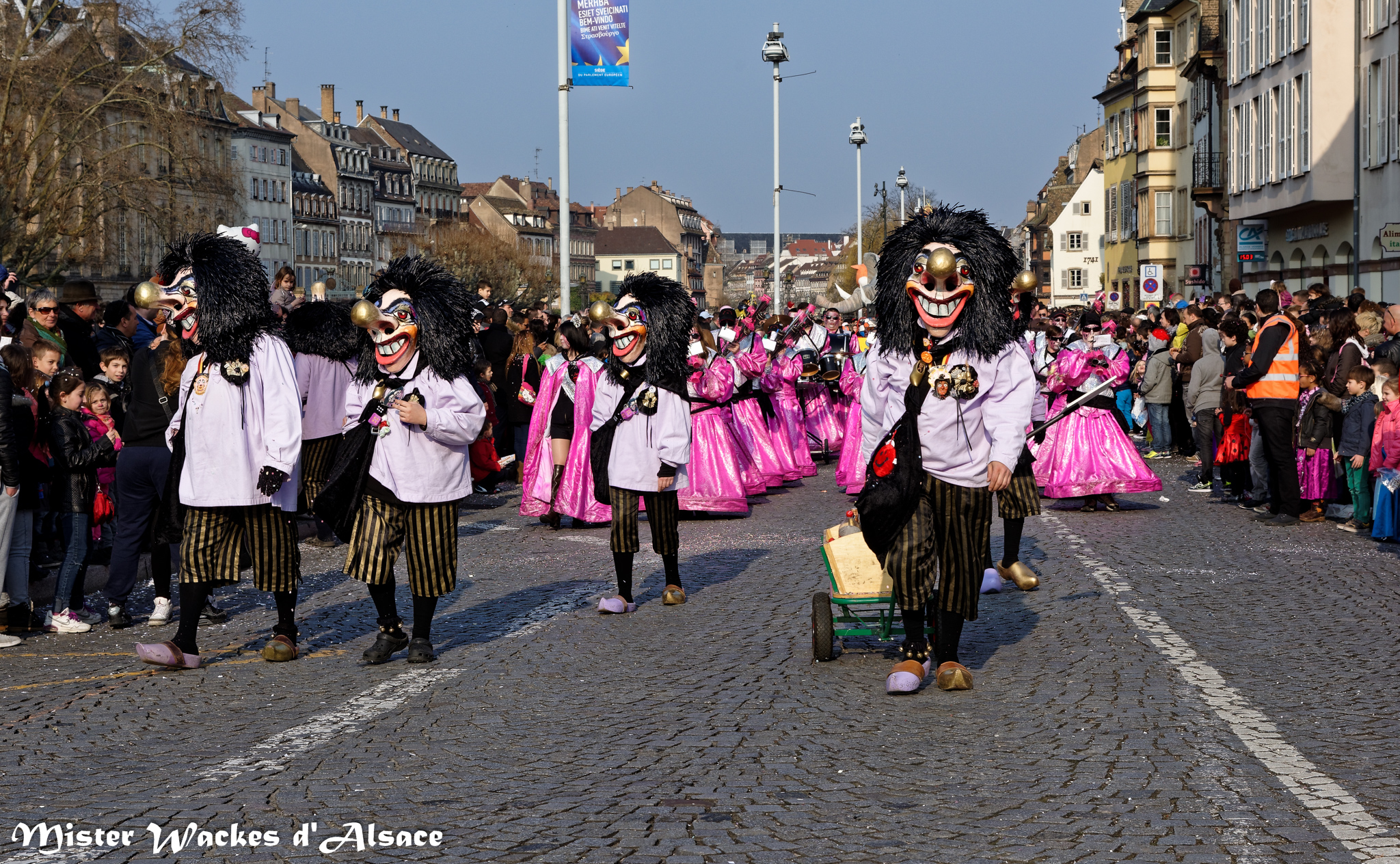 Carnaval de Strasbourg 2015 avec les D'Illdapper Wackes de Mulhouse