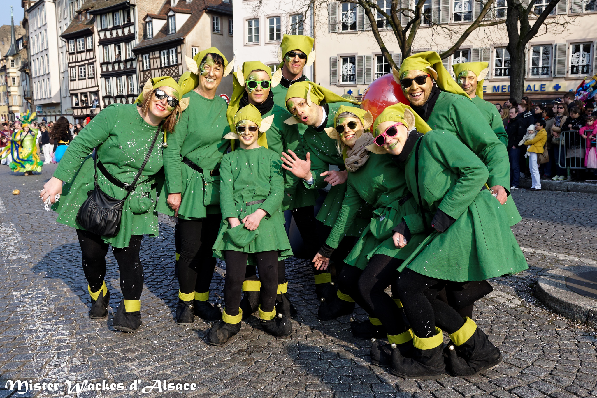 Carnaval de Strasbourg 2015 avec les joyeux Kneckes de l'Aubach
