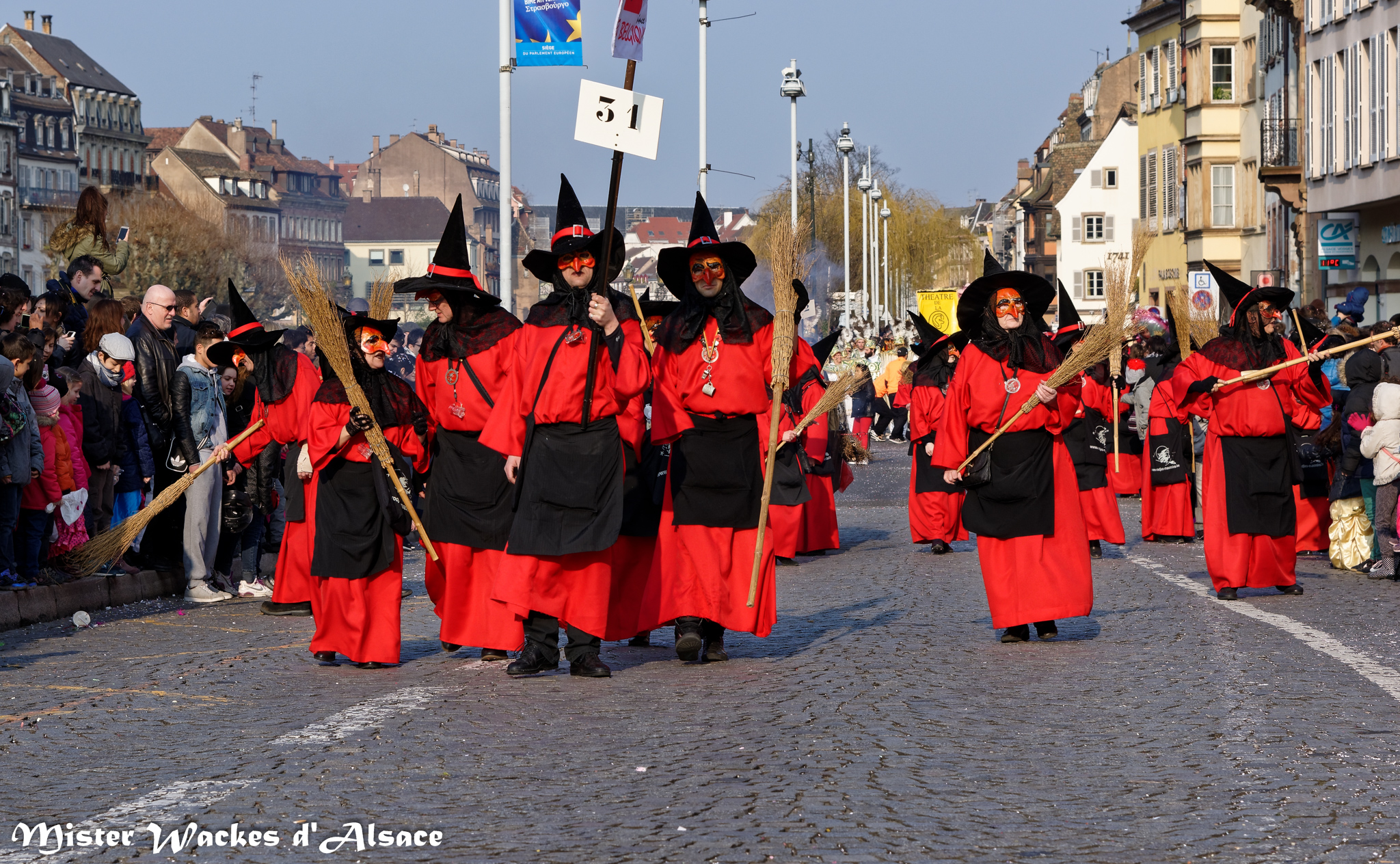 Carnaval de Strasbourg 2015 avec les Rodjes Macrales de Belgique