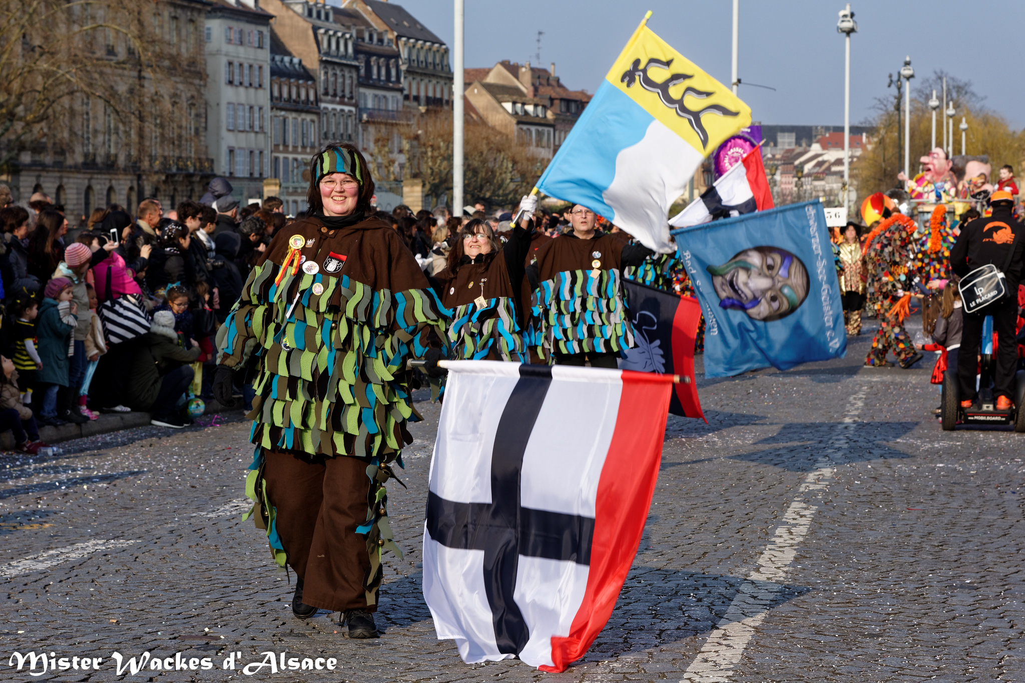 Carnaval de Strasbourg 2015 avec les Konstanzer Freie Blätz und Schwarze Seegeister Säckingen