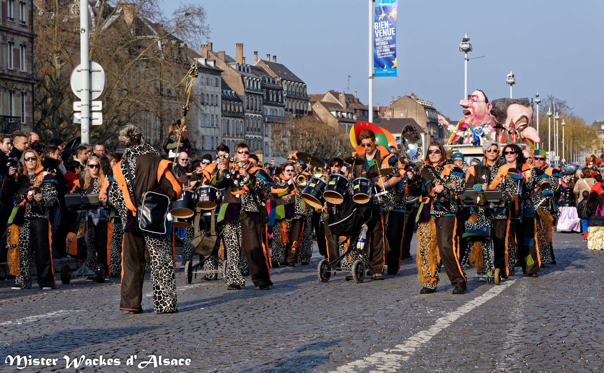 Carnaval de Strasbourg 2015 avec la Guggenmusik Bodeli de Suisse