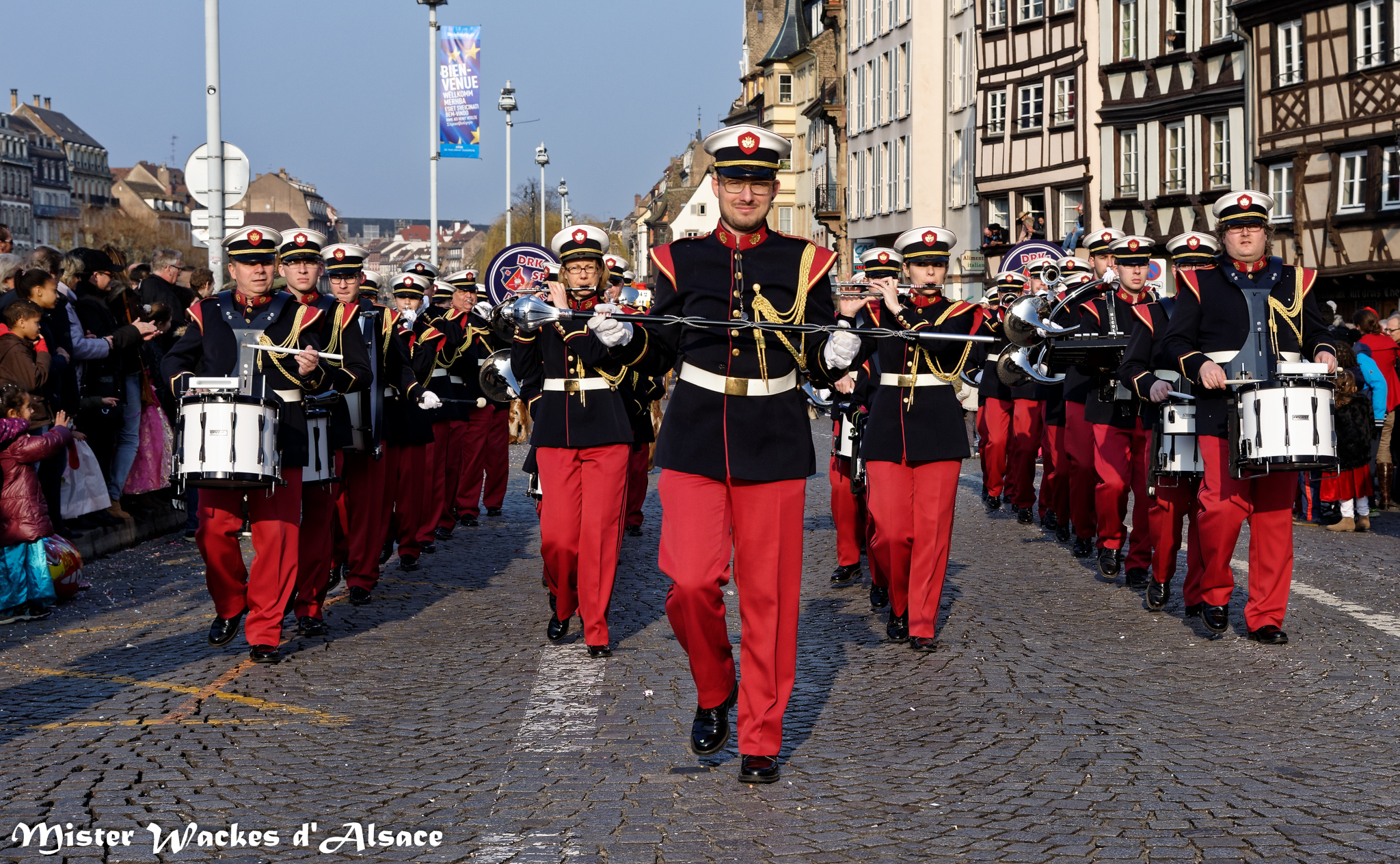 Carnaval de Strasbourg 2015 avec la fanfare Spielmanzug Ruckers