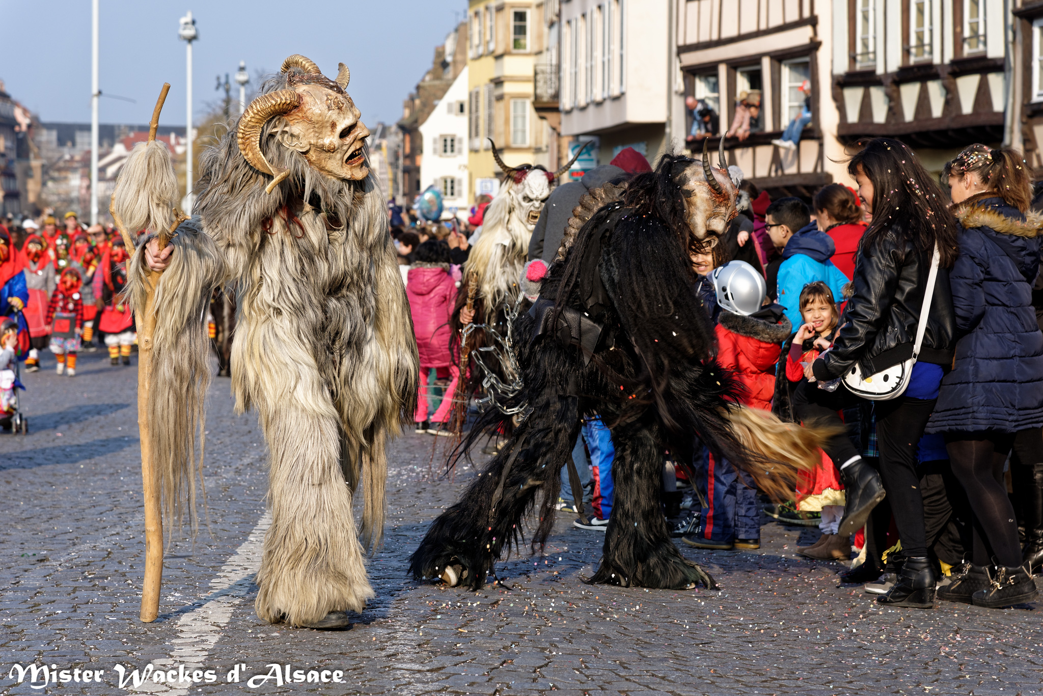 Carnaval de Strasbourg 2015 et les terrifiants Erebos Perchten